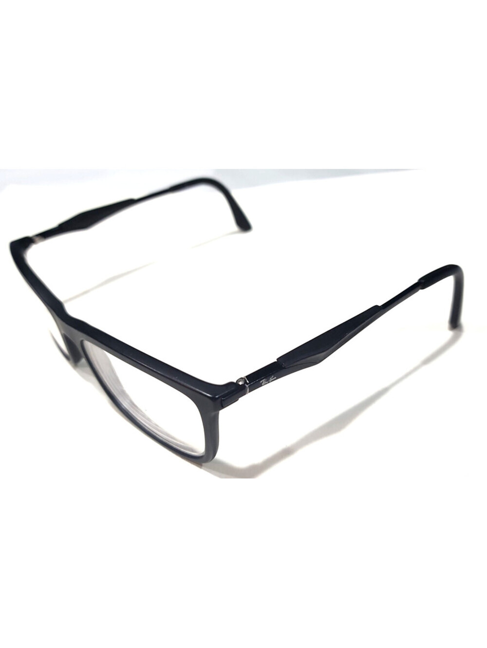 Ray Ban RB7029 2077 Black Square Eyeglasses 55-17 145 Read